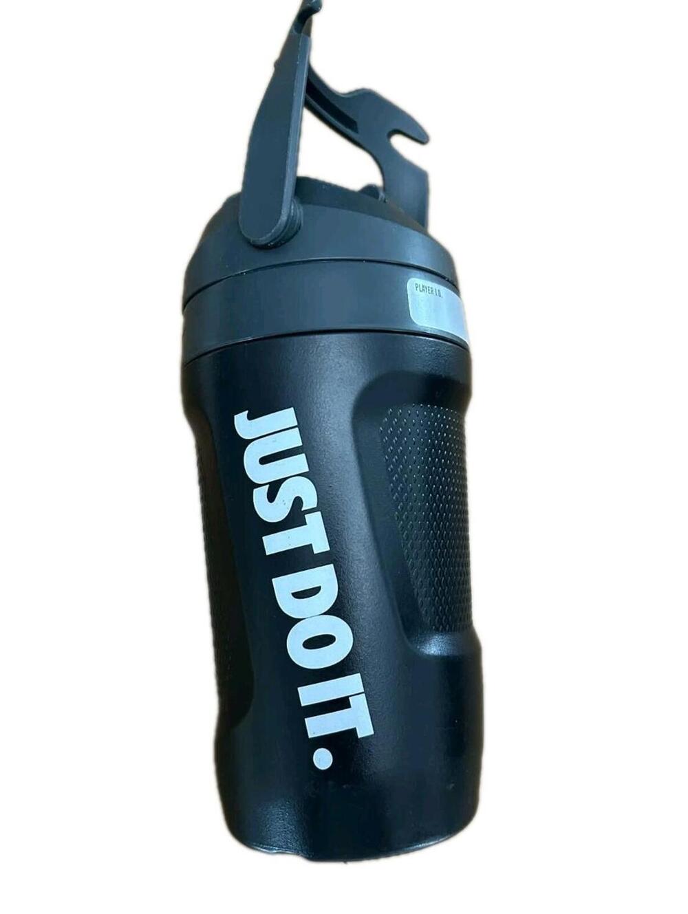 Nike Fuel 40 oz Chug Water Bottle Blue "Just Do It"